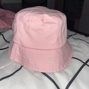 pink bucket hat